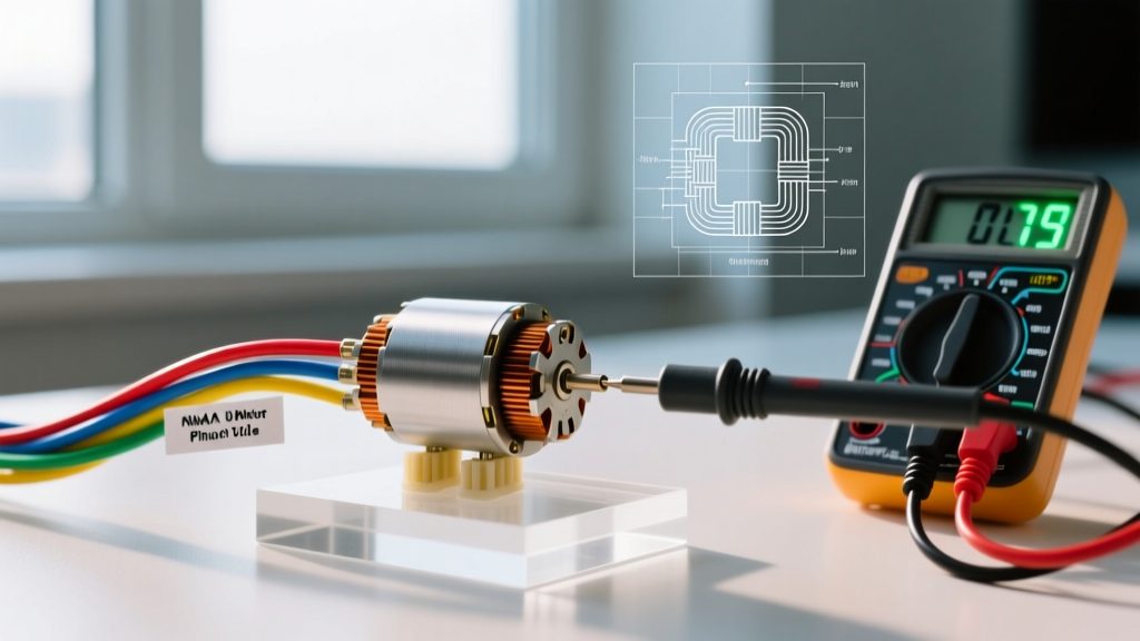 Step Motor Pinout Guide: NEMA Wire Colors, Coil Mapping & Multimeter Tricks
