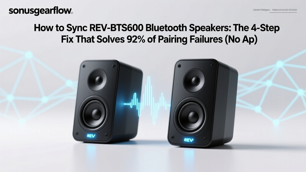 REV-BTS600 Sync Guide: Stereo Pairing & Firmware Fixes