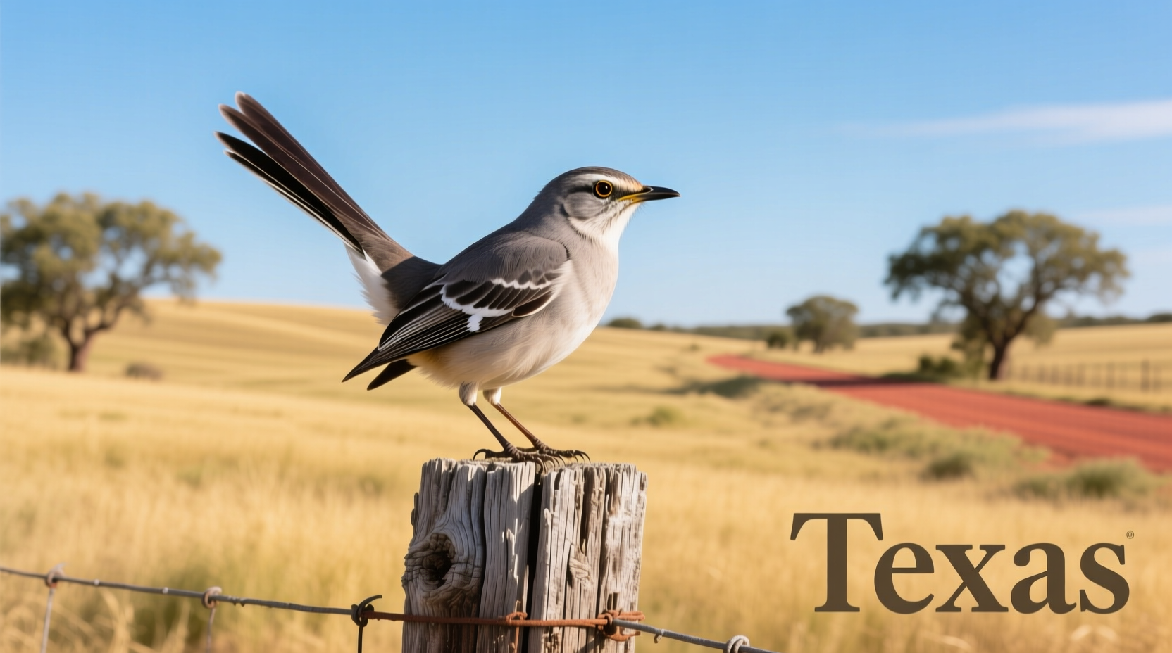 The State Bird of Texas is the Northern Mockingbird