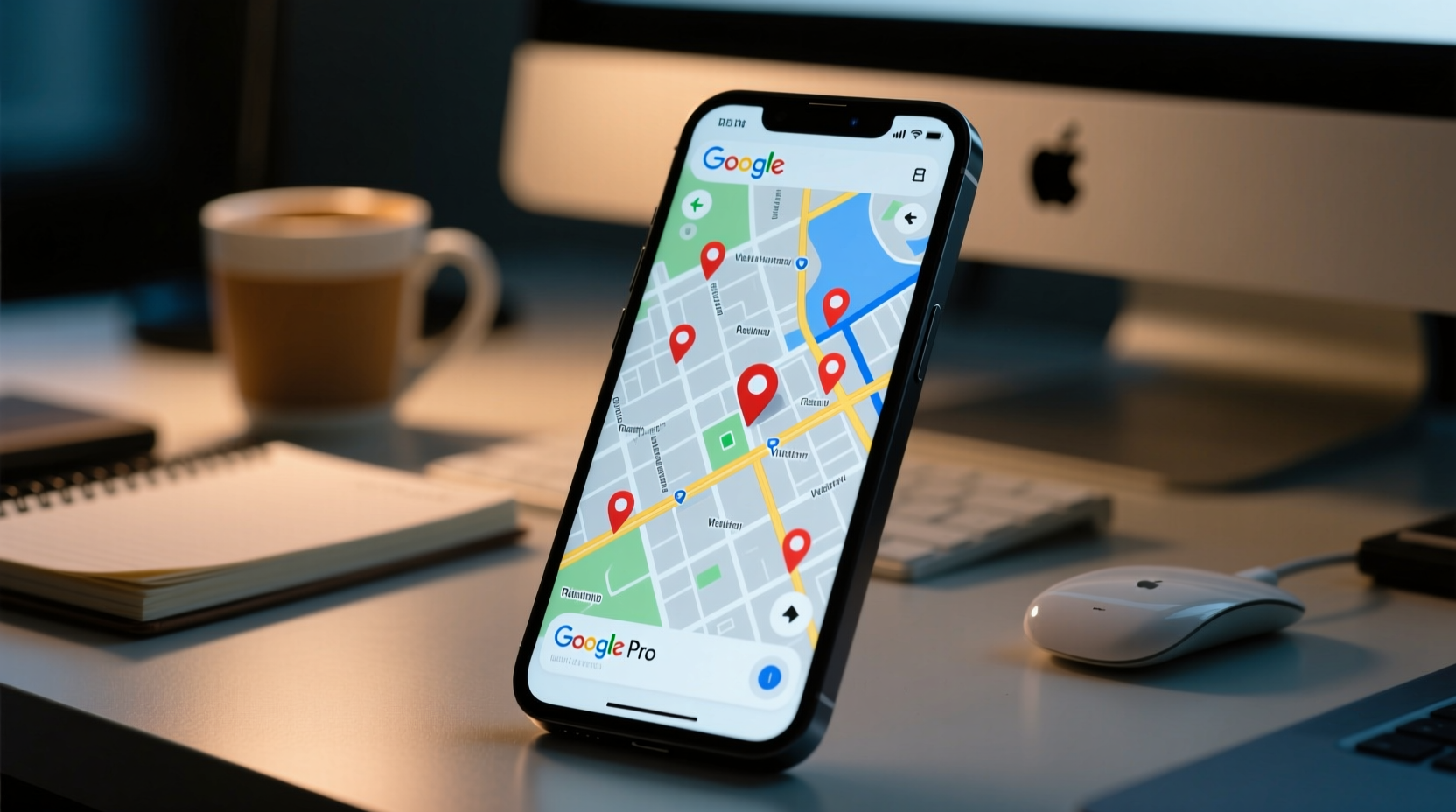 use google maps to track website visitors