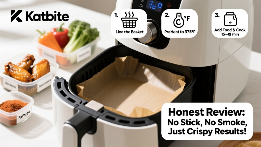 Katbite Parchment Paper for Air Fryers: Honest Review