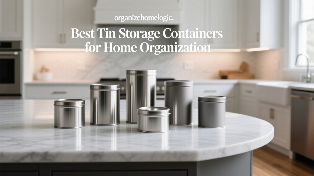 Best Tin Storage Containers for Home Organization