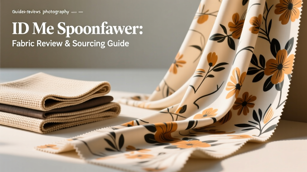 ID Me Spoonflower: Fabric Review & Sourcing Guide