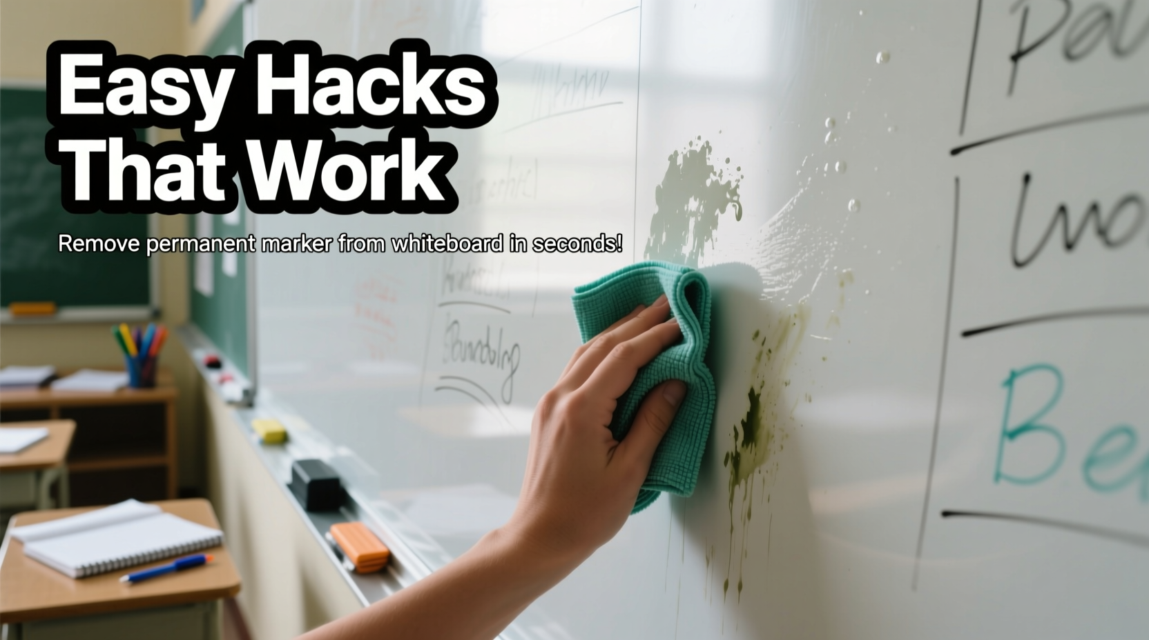 removing permanent marker from a whiteboard easy hacks that work