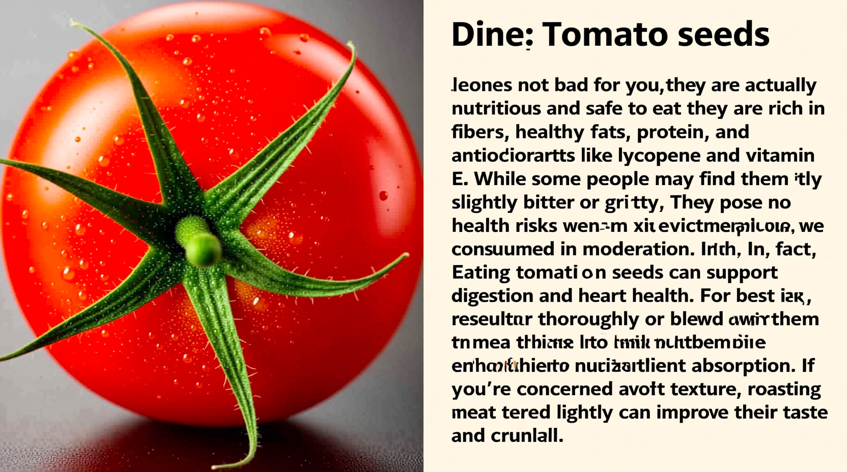 Are Tomato Seeds Bad for You? Science-Backed Facts