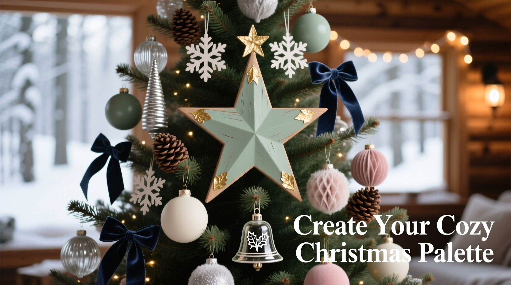 how to create a cohesive color theme for your christmas tree decorations