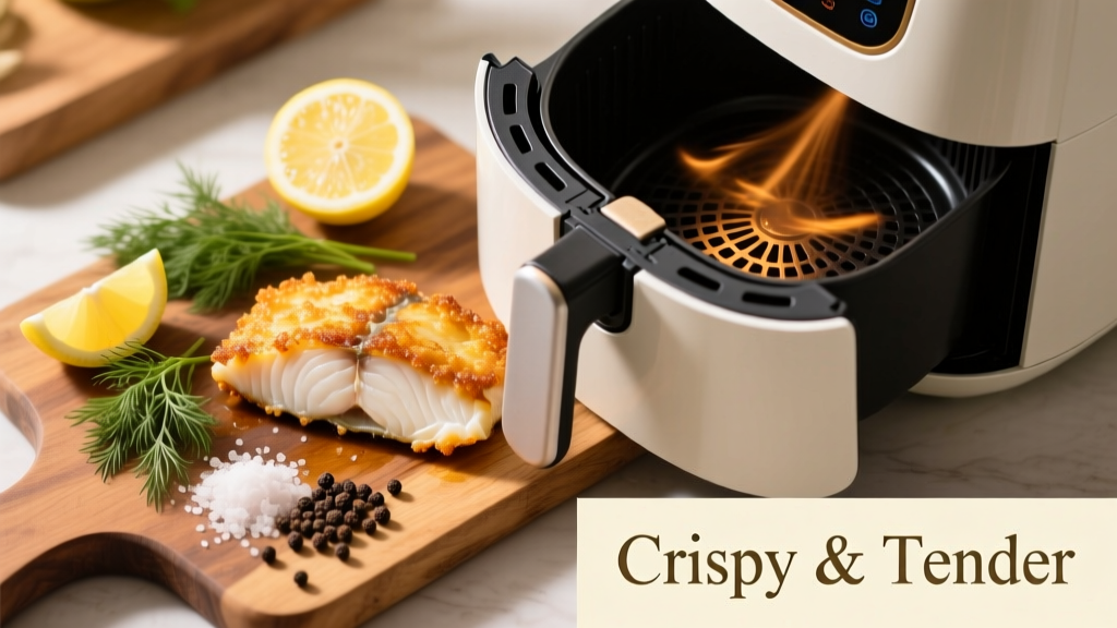 Air Fryer Halibut Fillet: Crispy & Tender Every Time