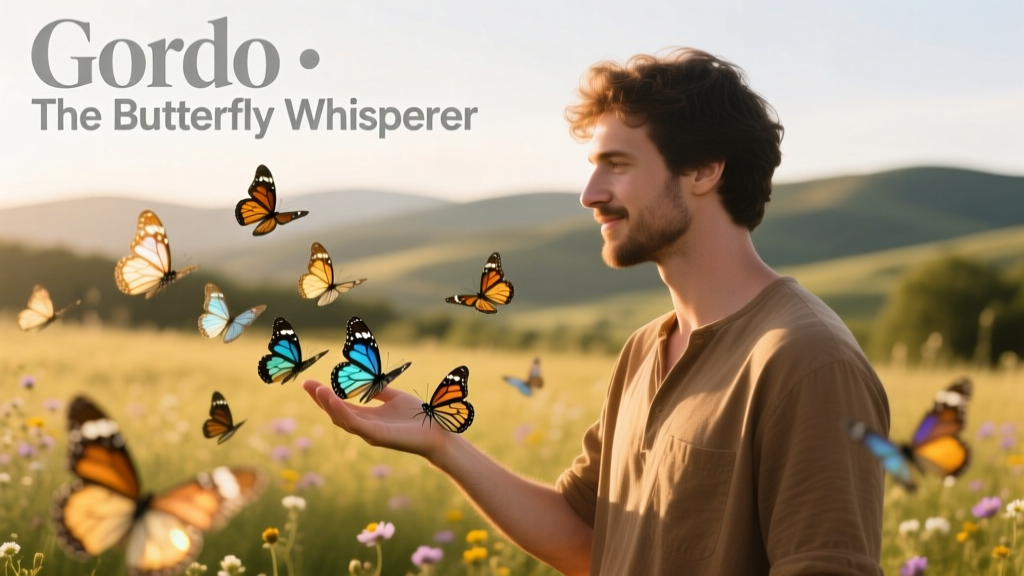 Introducing Gentle Gordo, the Gracious Butterfly Whisperer from TikTok