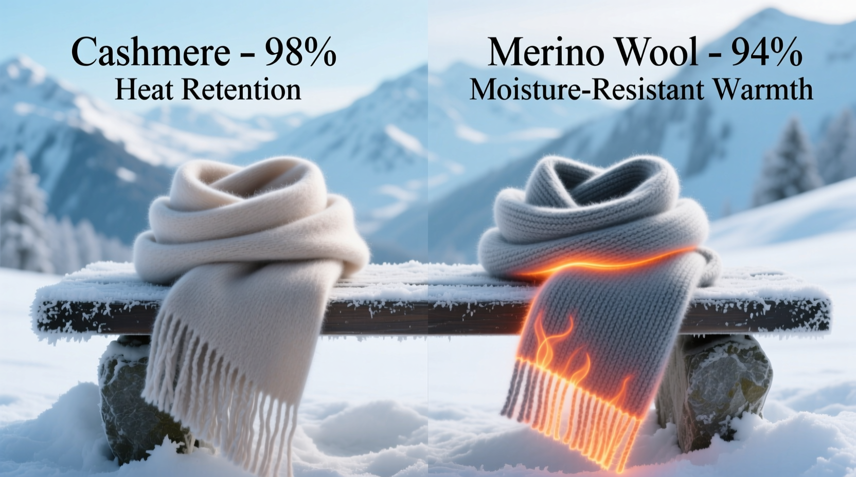 cashmere scarf vs merino wool which keeps you warmer in sub zero temps