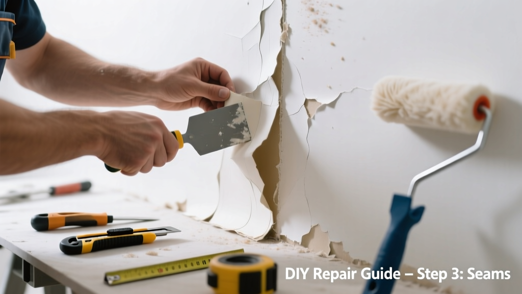 Fix Wallpaper Peeling at Seams That Creak or Pop