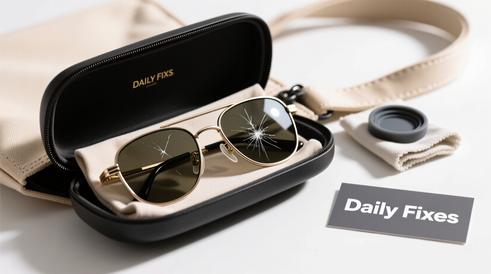 how to keep your sunglasses from scratching in your bag daily fixes