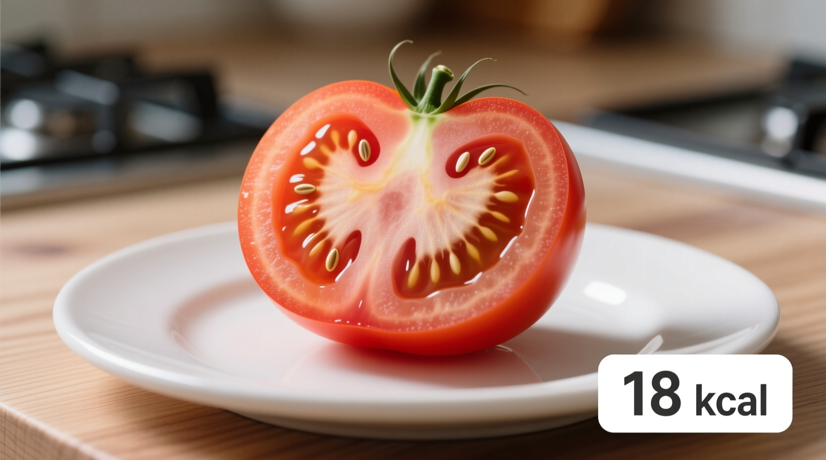 calories slice tomato