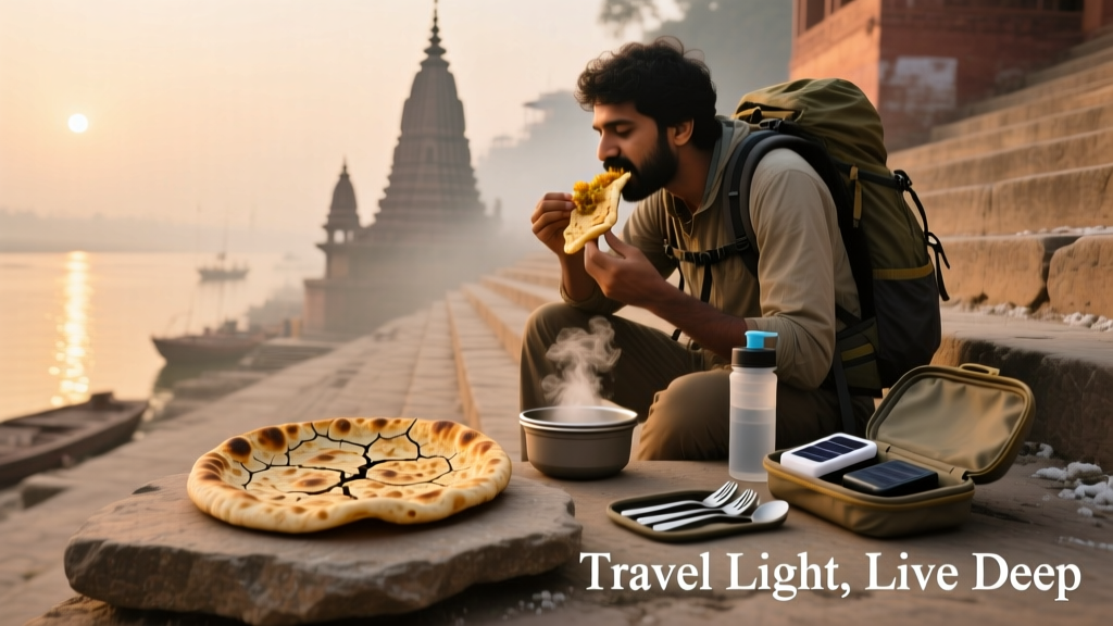 Eating Baati Chokha & Round Roti on the Funeral Lane in Varanasi: A Culinary and Cultural Field Report
