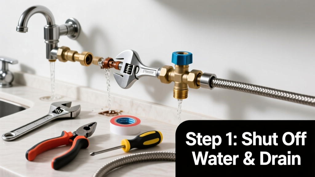 Fix Leaking Braided Supply Line Hose: Step-by-Step Repair
