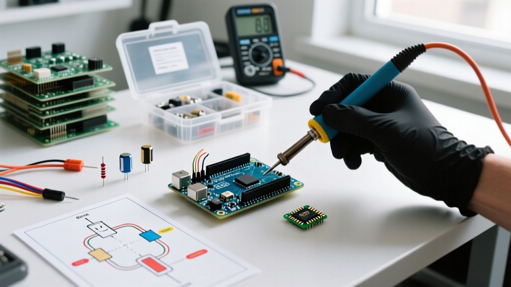 Electronic Components and Symbols: A Skill-Building Path for Makers