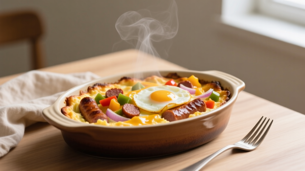 Sausage Breakfast Casserole: Easy Brunch Recipe