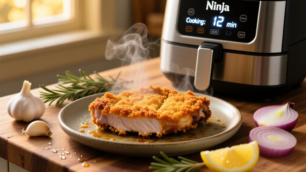 Crispy Breaded Pork Chops in Ninja Foodi (No More Soggy!)