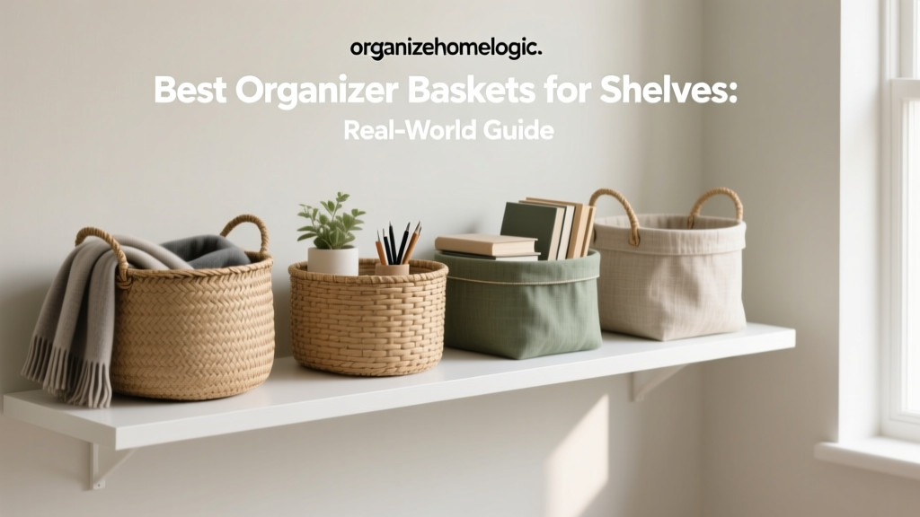 Best Organizer Baskets for Shelves: Real-World Guide