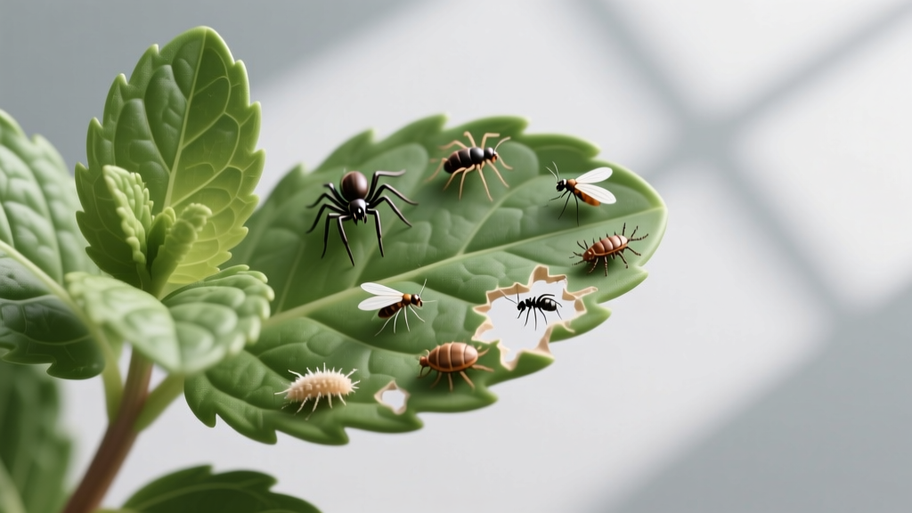 Large Bugs Eating Mint Leaves Indoors? 7 Pests & Fixes