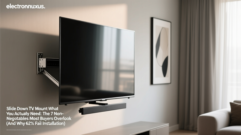 Slide Down TV Mount What You Actually Need: The 7 Non-Negotiables Most Buyers Overlook (And Why 62% Fail Installation)