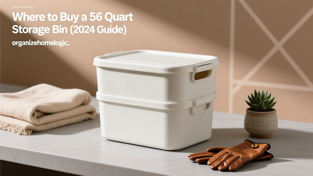 Where to Buy a 56 Quart Storage Bin (2024 Guide)