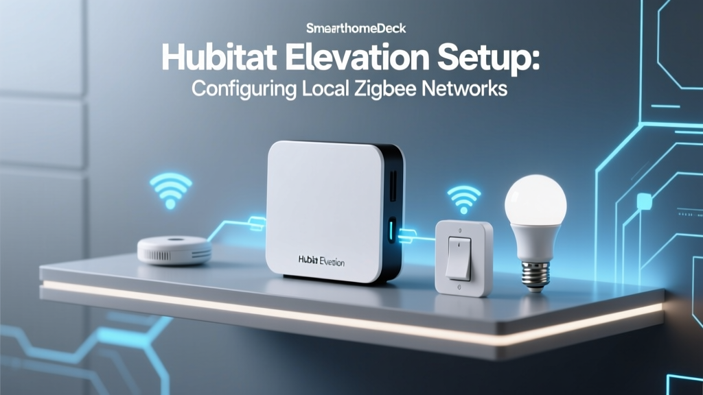 Hubitat Elevation Setup: Configuring Local Zigbee Networks