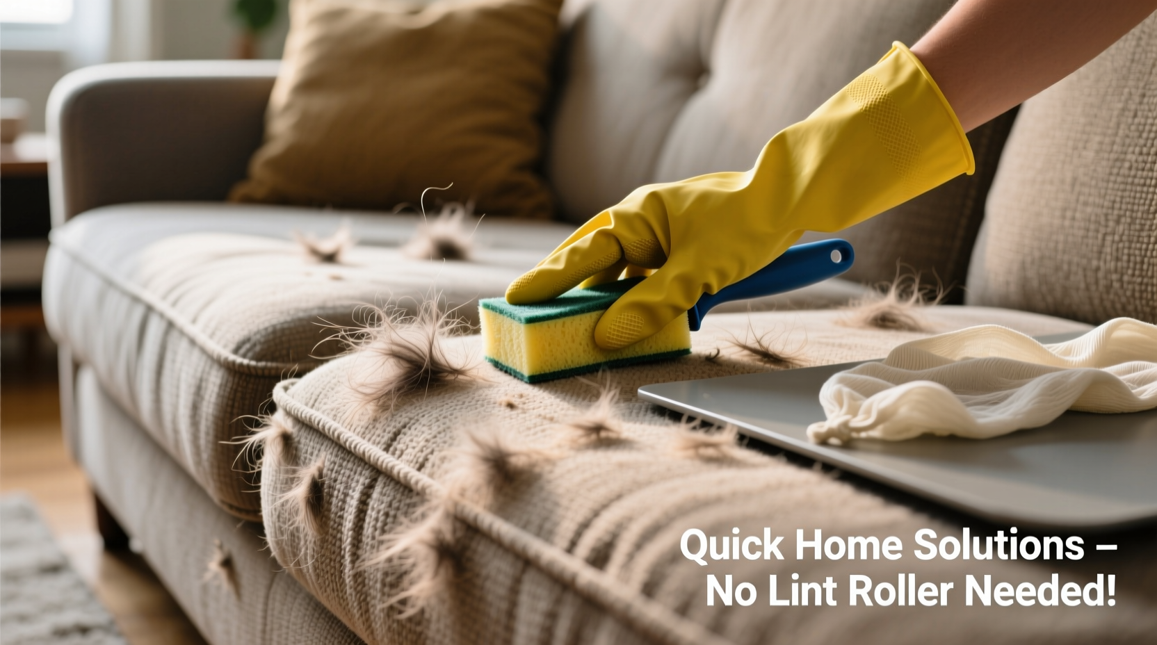 how to remove pet hair from furniture without a lint roller quick home solutions