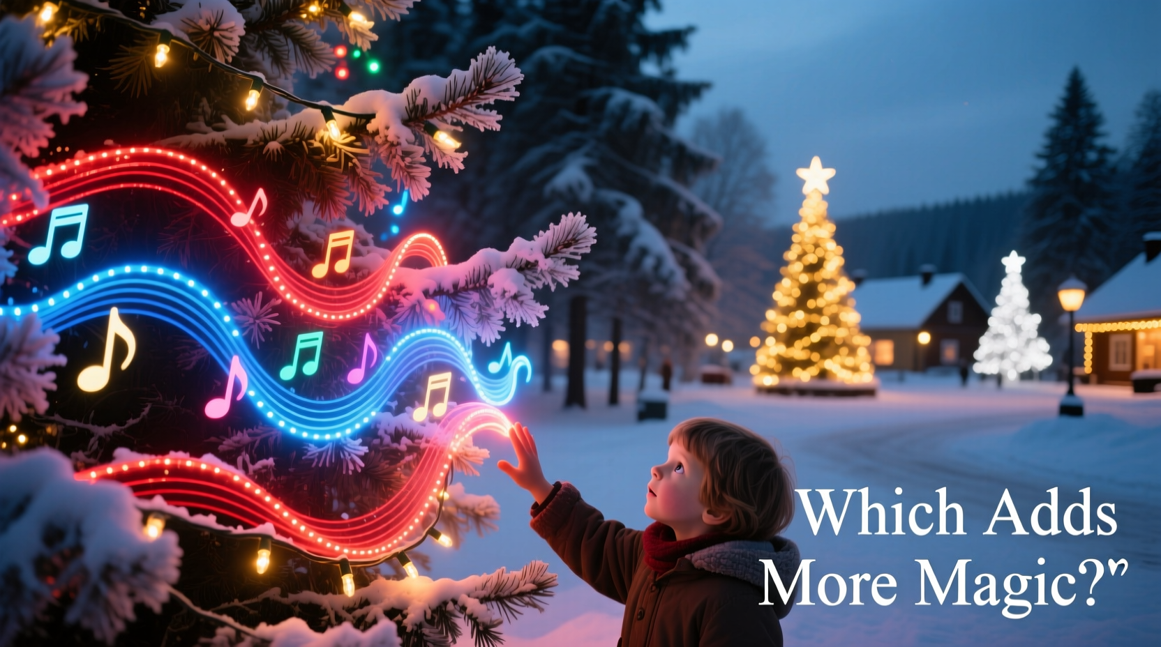 programmable led vs static color christmas lights which adds more magic