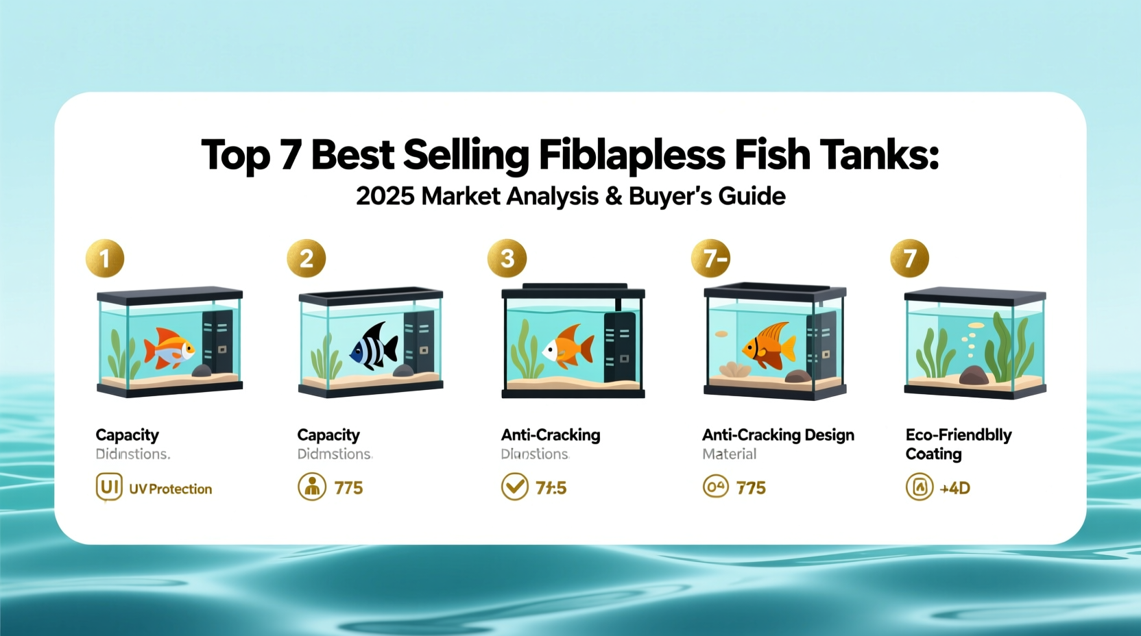 best selling fiberglass fish tank