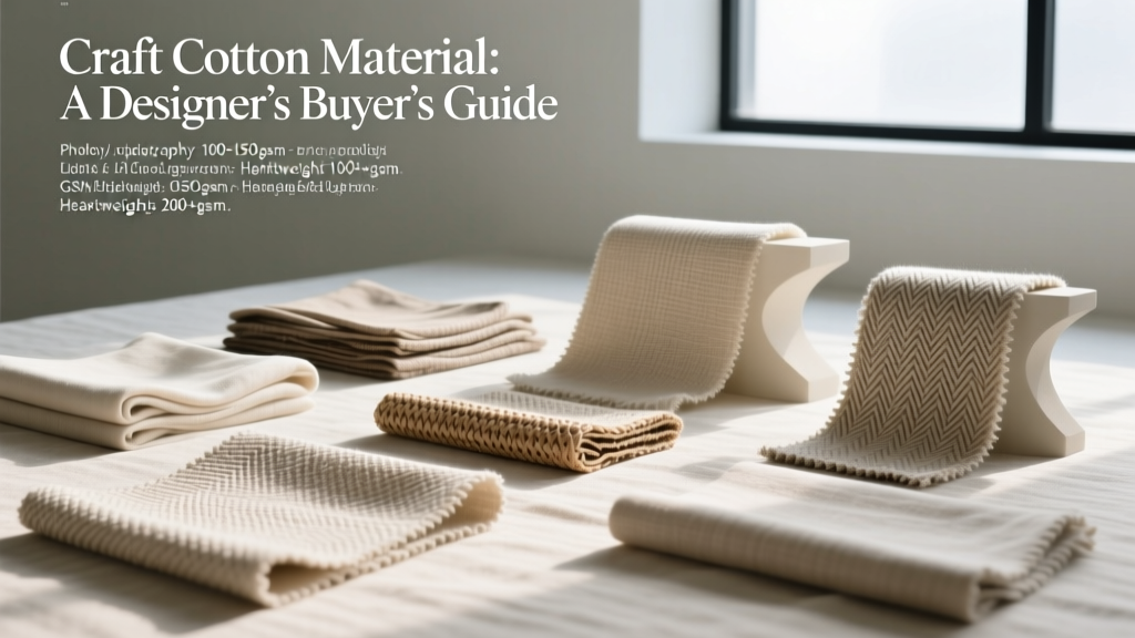 Craft Cotton Material: A Designer’s Buyer’s Guide