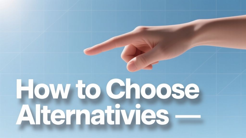 How To Choose Alternatives