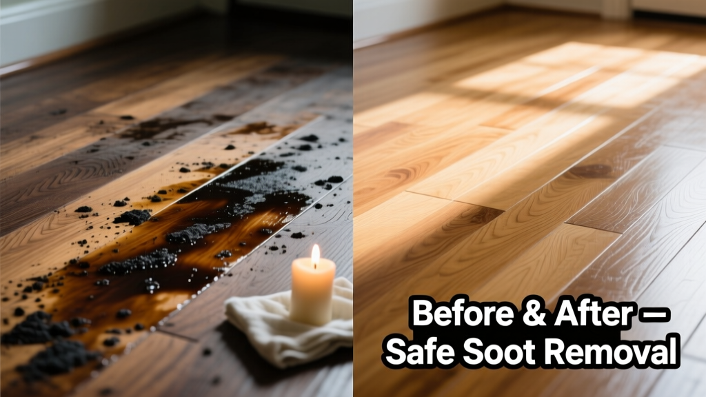 How to Remove Candle Soot from Hardwood Floors Safely
