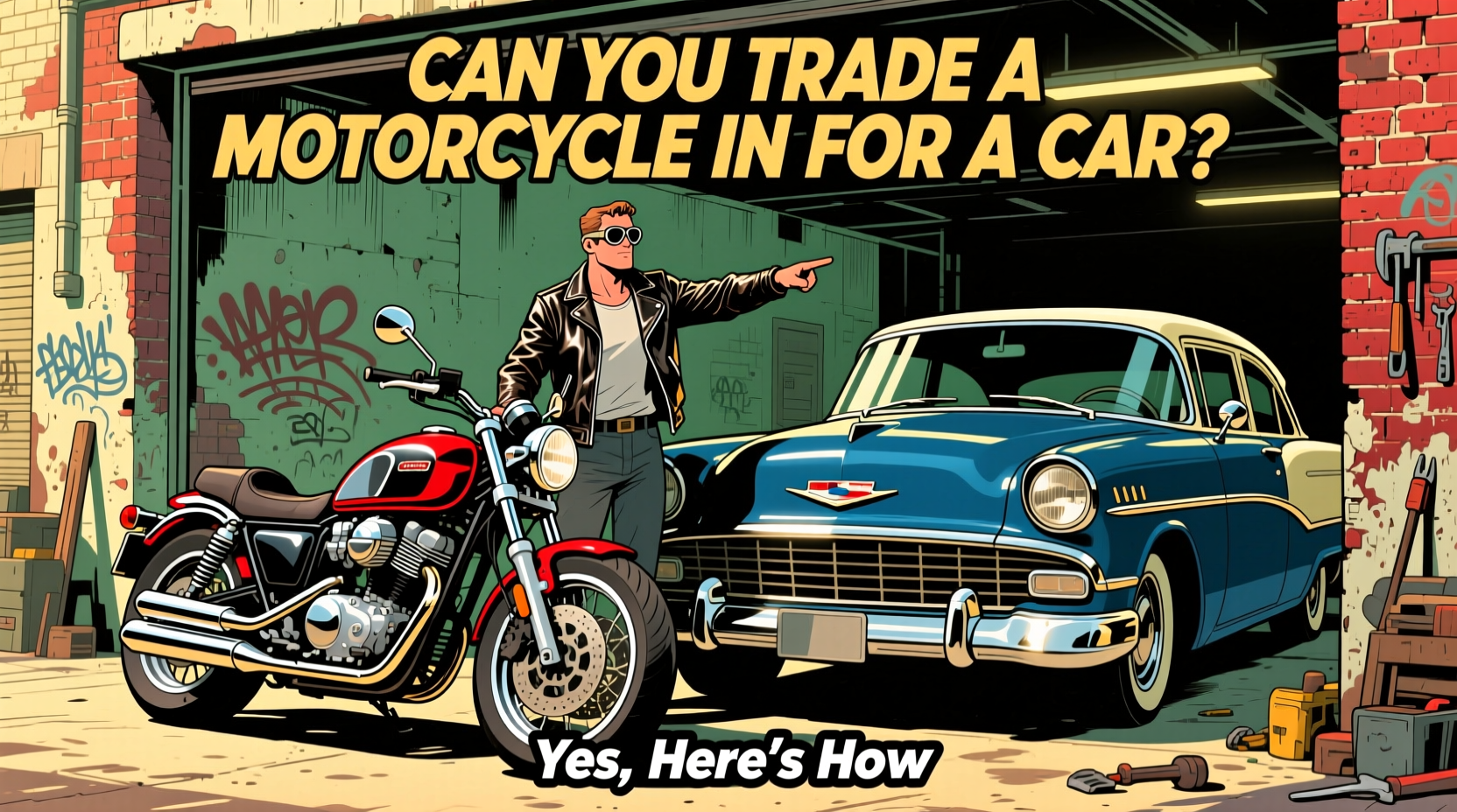 can you trade a motorcycle in for a car