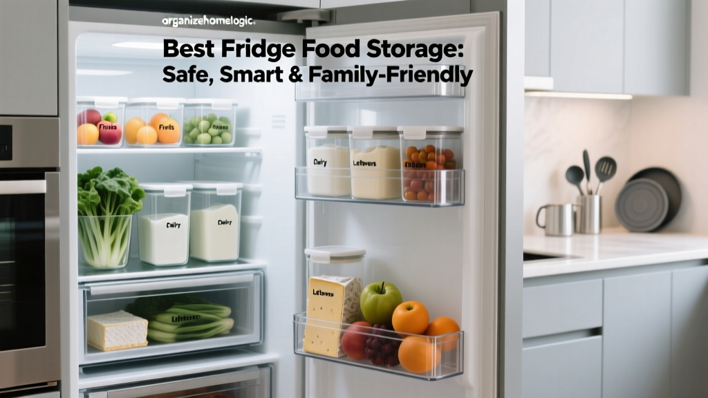 Best Fridge Food Storage: Safe, Smart & Family-Friendly