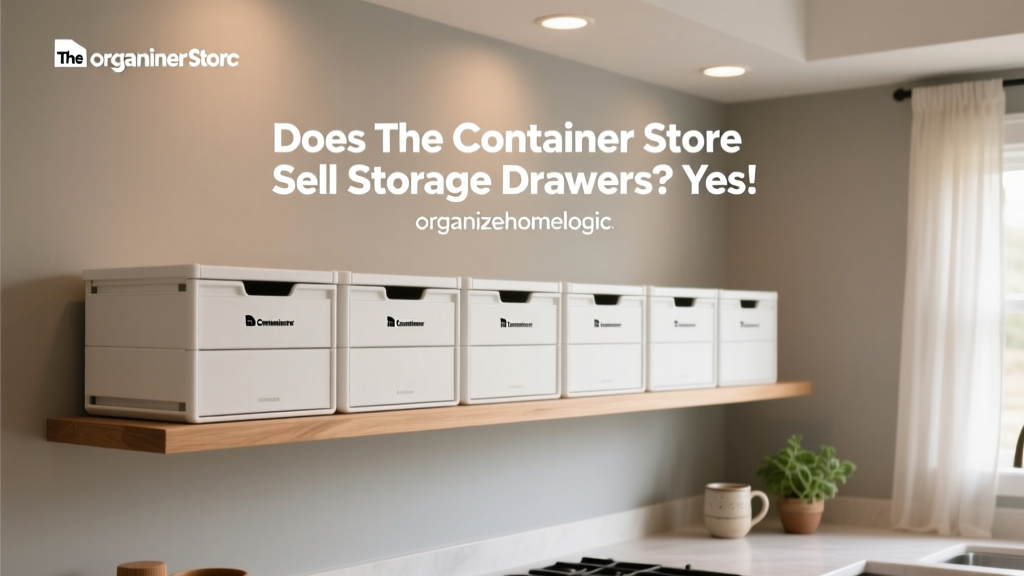 Does The Container Store Sell Storage Drawers? Yes!