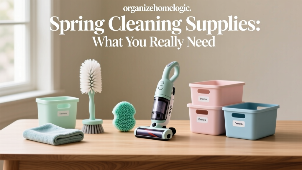 Spring Cleaning Supplies: What You Really Need