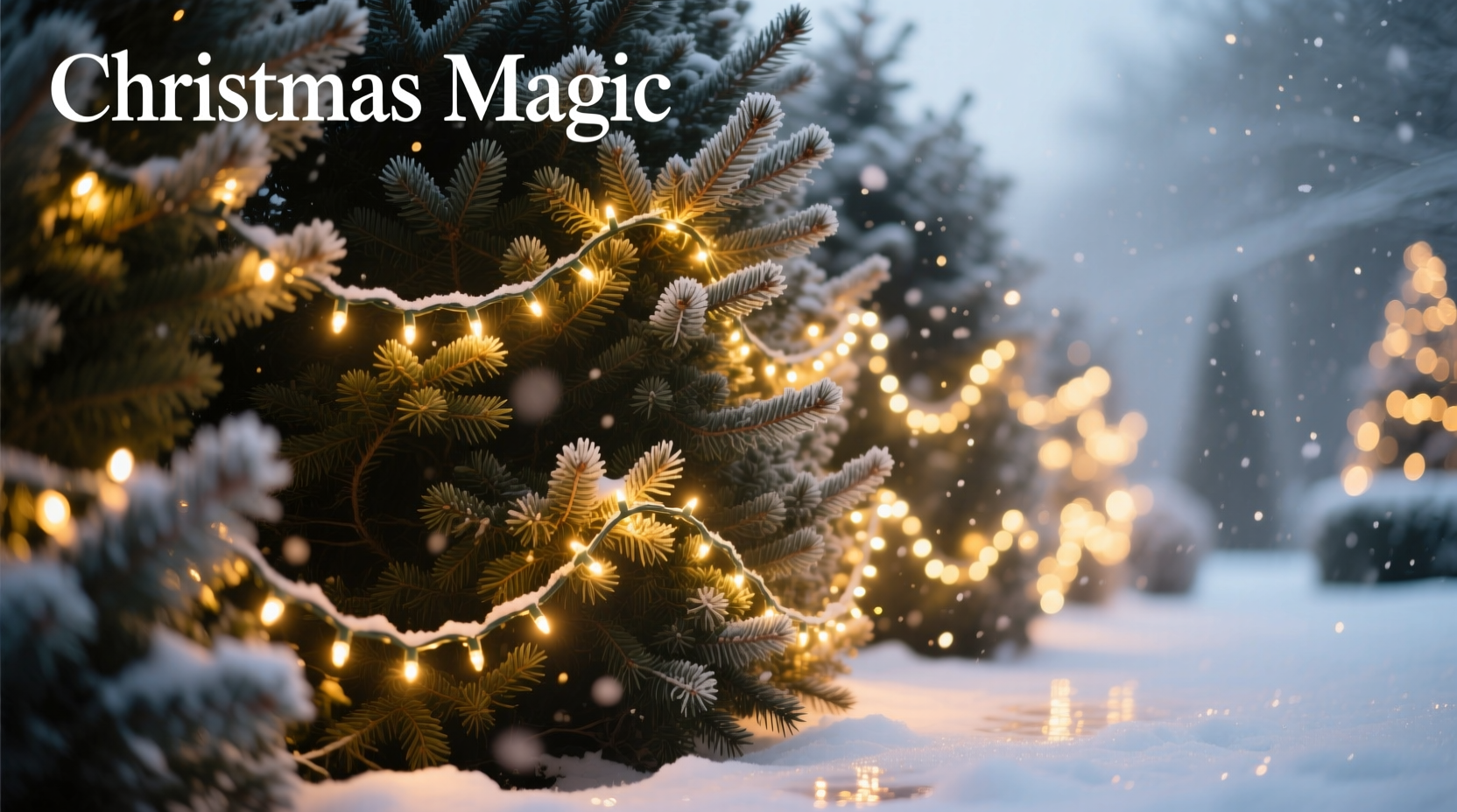 how to create depth with layered christmas lighting on bushes