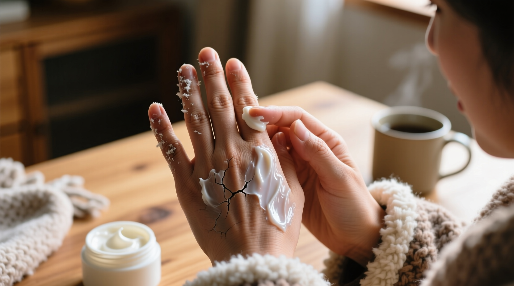 can you use face moisturizer on your hands during winter months