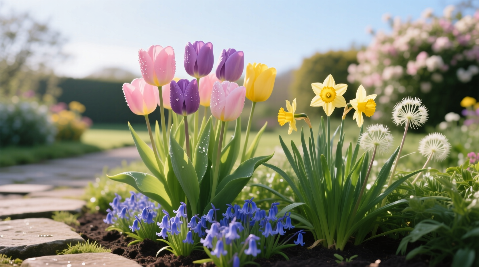 tulip companion plants