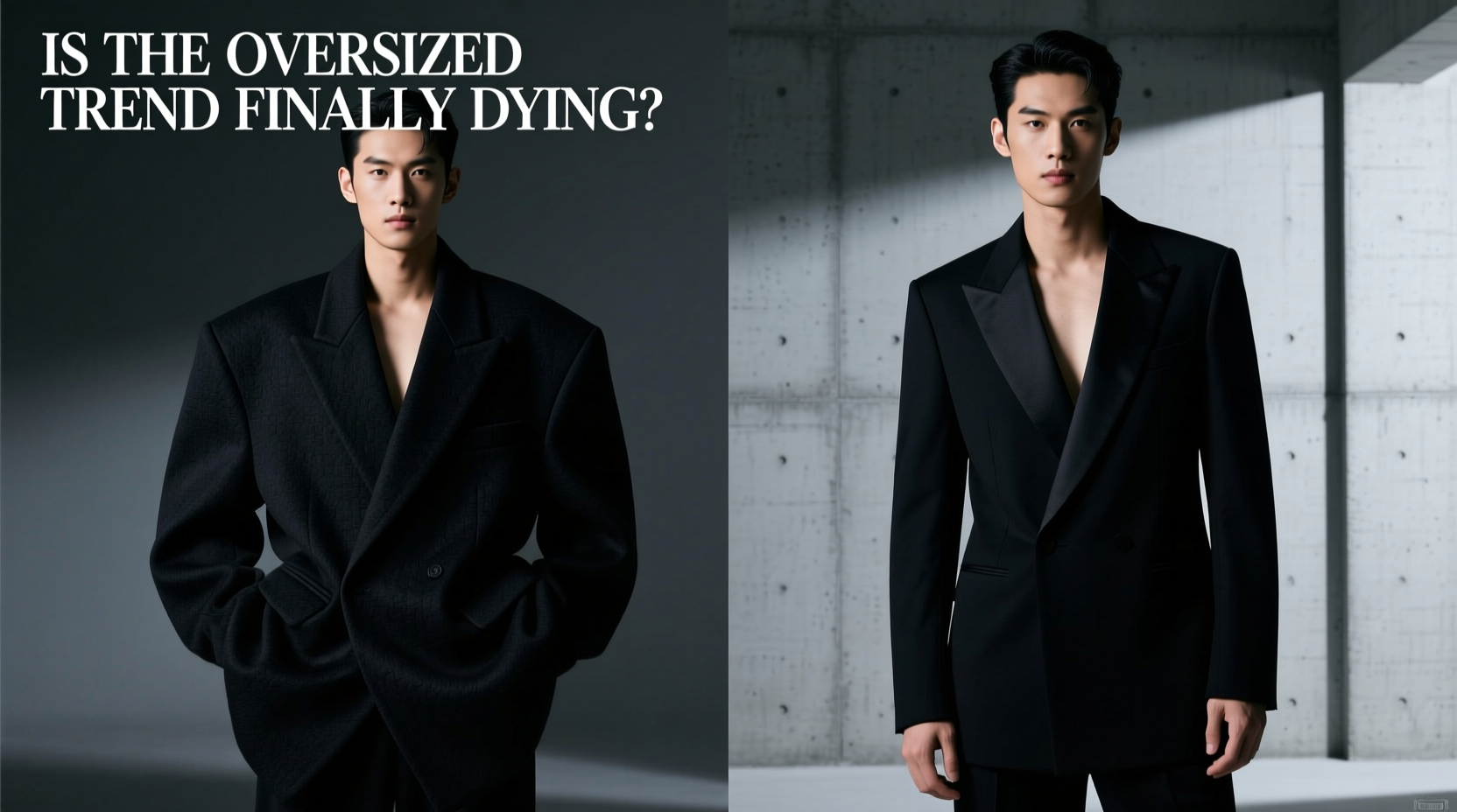 oversized blazer vs fitted jacket is the oversized trend finally dying