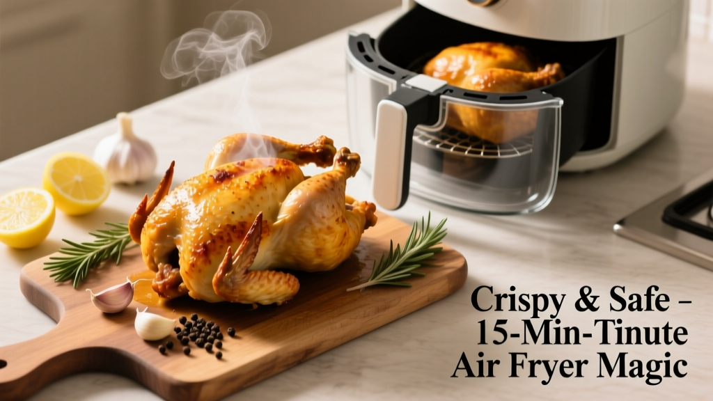 Air Fry Frozen Whole Chicken: Crispy, Safe & Simple
