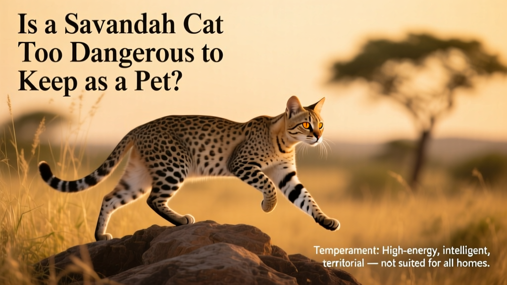 Is a Savannah Cat Too Dangerous to Keep as a Pet? Breed Temperament Facts