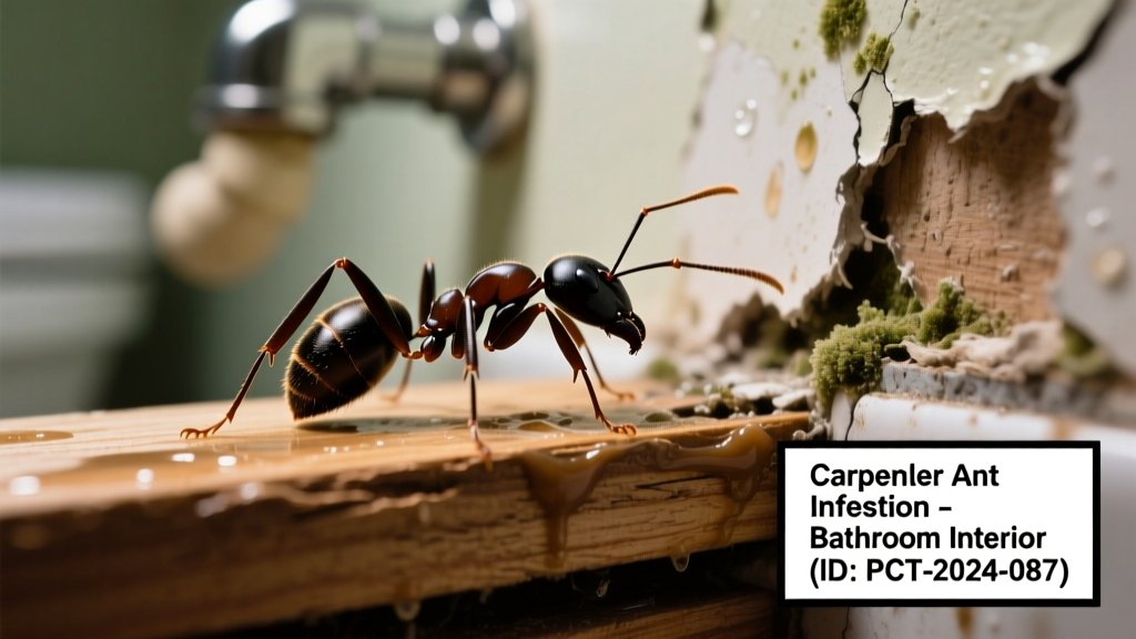 Carpenter Ants in Bathroom: Identification & Fix