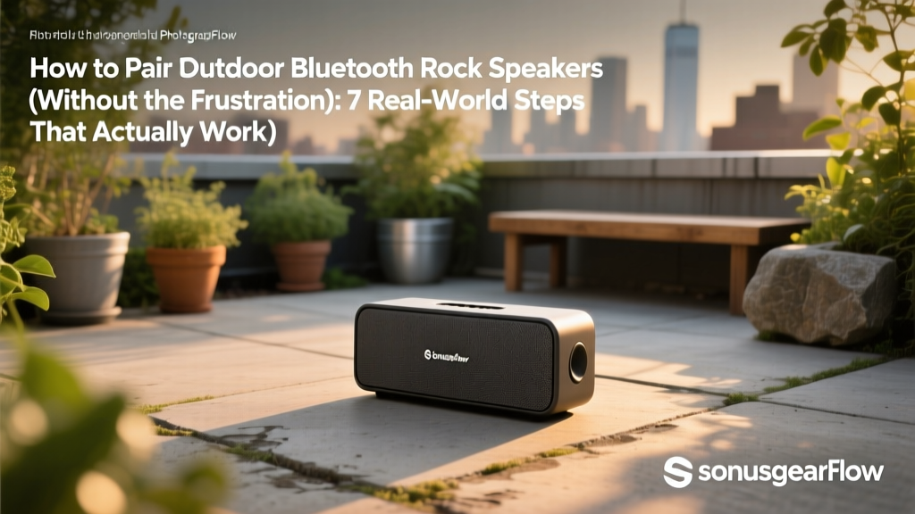How to Pair Outdoor Bluetooth Rock Speakers (2026)
