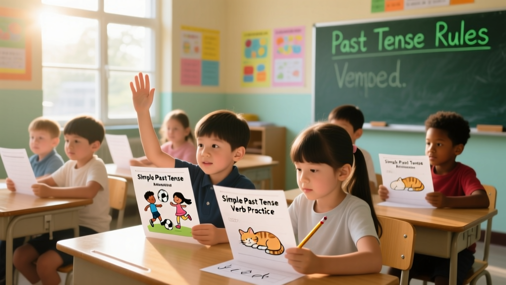 Simple Past Tense Verb Practice Printable for Kids: Evidence-Based Activities That Build Accuracy and Confidence