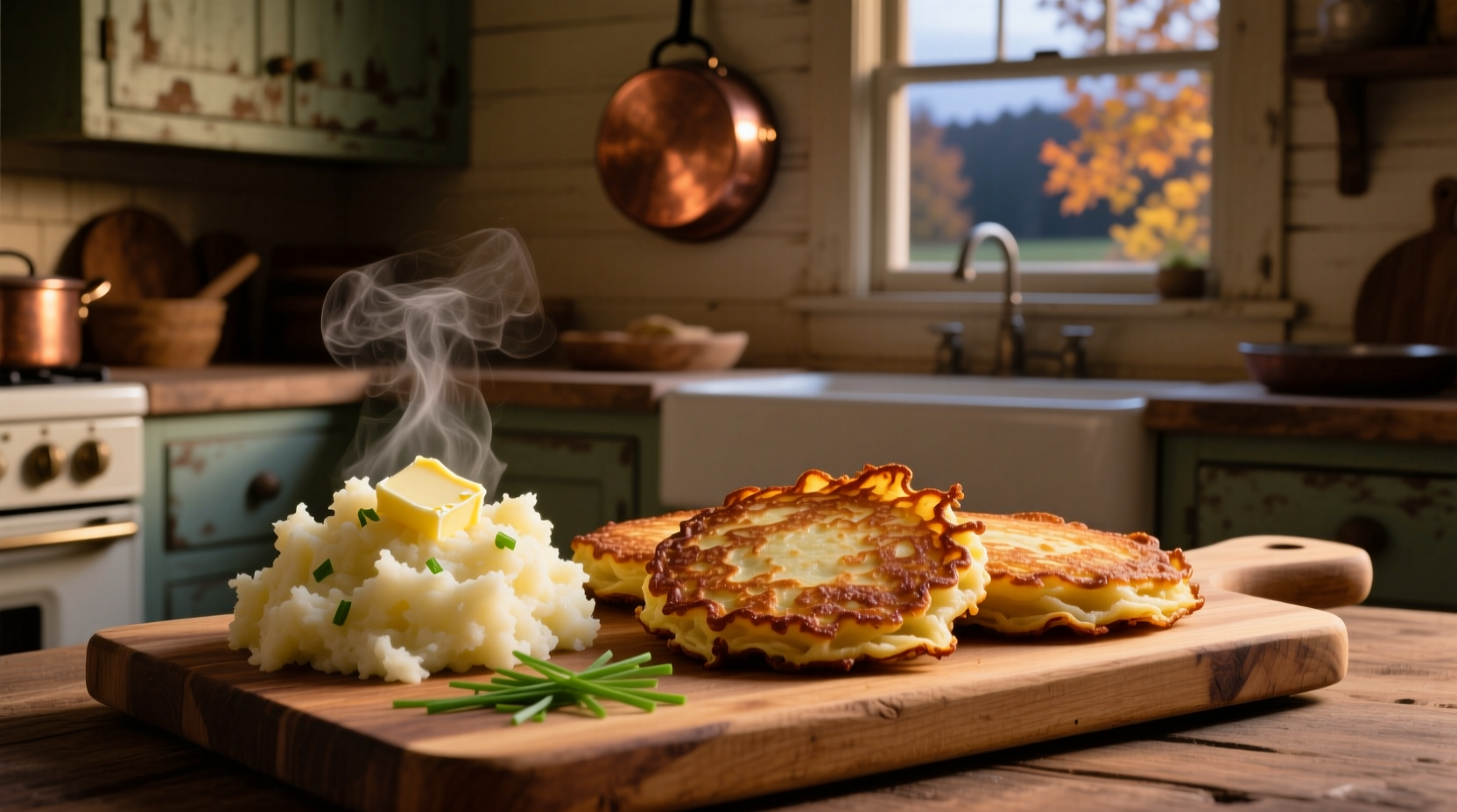 Make Perfect Potato Pancakes from Leftover Mashed Potatoes