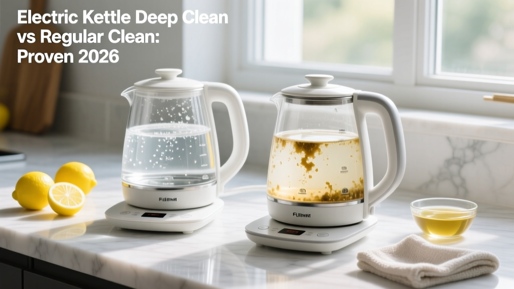 Electric Kettle Deep Clean vs Regular Clean: Proven 2026