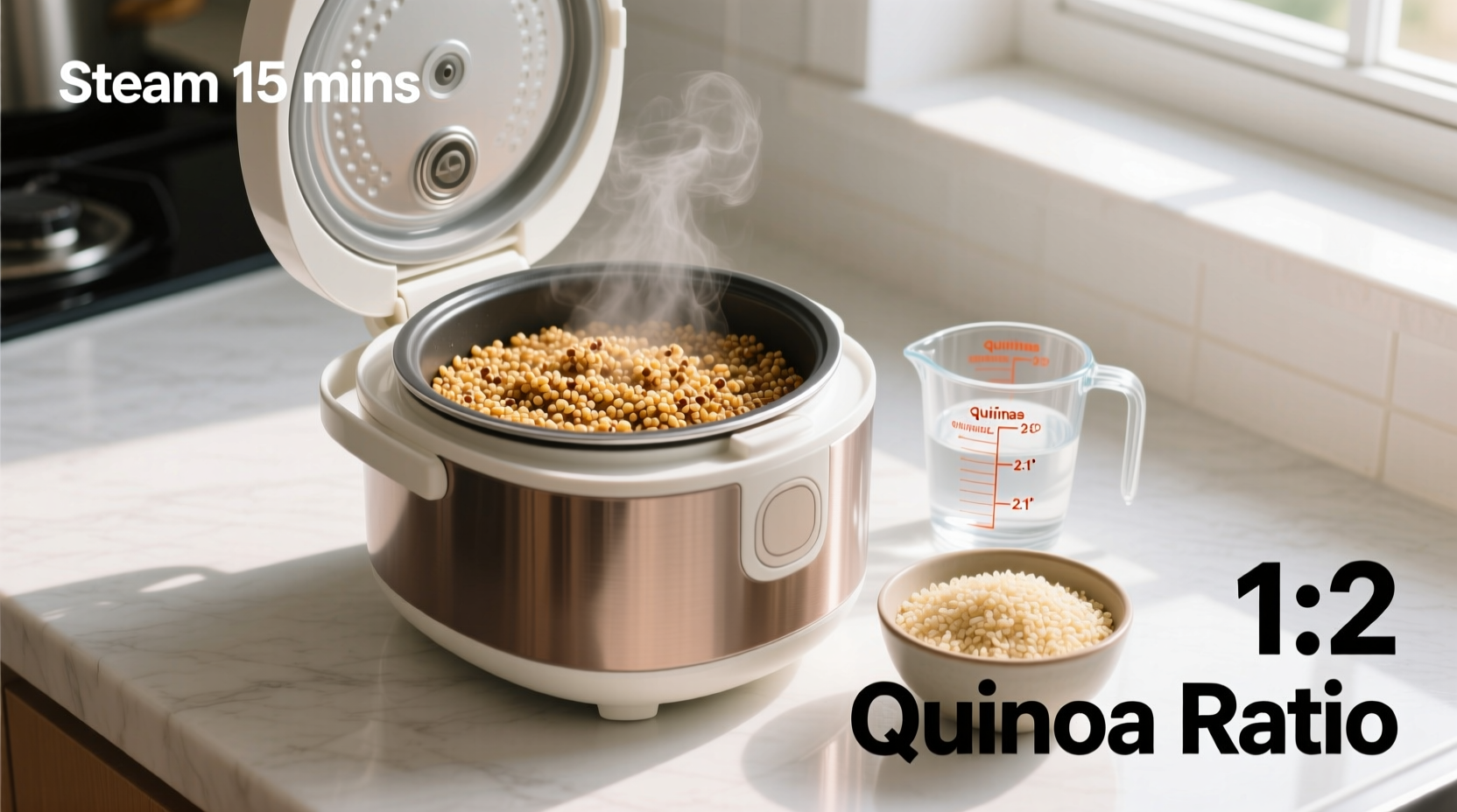 how to make quinoa in the rice cooker