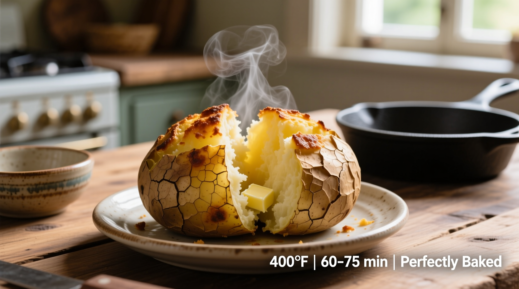 Baked Potato at 400°F: Perfect Time Revealed