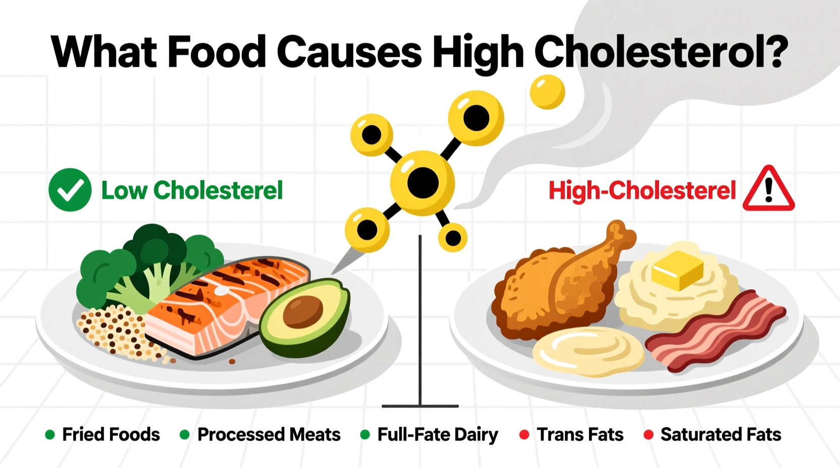 what food causes high cholesterol